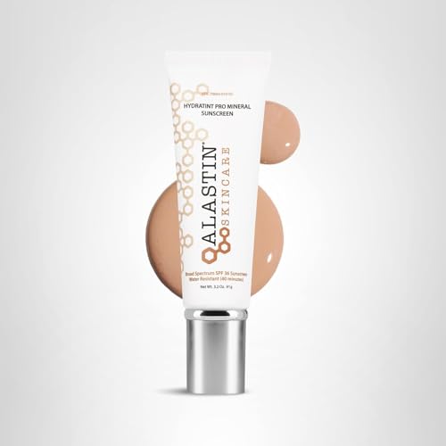 ALASTIN Skincare HydraTint Pro Mineral Sunscreen SPF 36 (3.2 oz) | 2-in-1 Tinted Daily Sunblock Moisturizer for Face & Neck | Fragrance-Free, Water Resistant ALASTIN SkincareBuy Supplements Australia