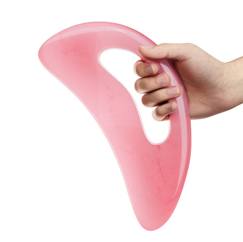 AICNLY Large Gua Sha Massage Tool, Lymphatic Drainage Massager, Muscle Scraping Massage Tools, Body Sculpting Anti Cellulite Tools for Man and Women (Pink) AICNLY buy supplements Au