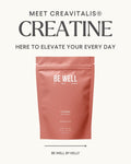 Be Well by Kelly Creatine with Creavitalis, Dietary Supplement, 1lb (450g), 90 Servings Build. Boost. Brain.
