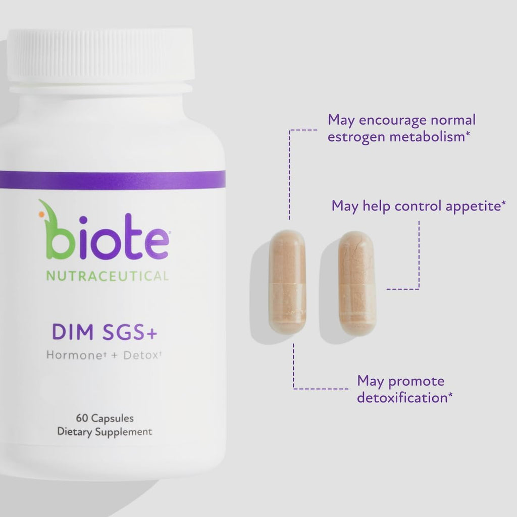 Biote Nutraceuticals - DIM SGS + Detox (60 Capsules)