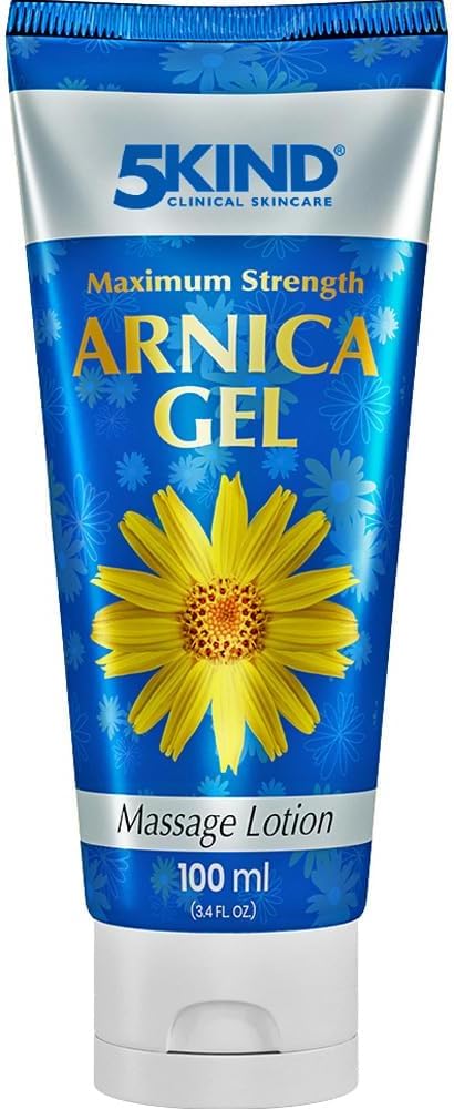 5kind Maximum Strength Arnica Bruise Gel 3.4 Fl Oz - Arnica Gel for Bruising and Swelling - Arnica Montana Gel with High Concentration Extract - Non-Greasy Formula 5kind clinical skincareBuy Supplements Australia