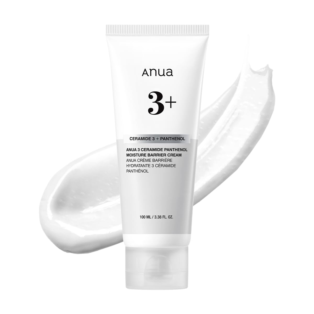 ANUA 3 Ceramide Panthenol Moisture Barrier Cream, Hydrating Daily Face Moisturizer for All Skin Types, Soothing, Non Comedogenic
