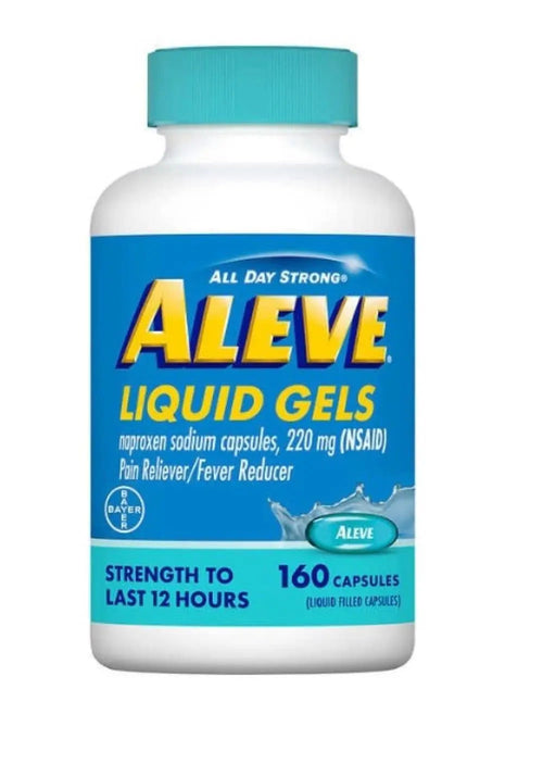 Aleve Liquid Gels Naproxen Sodium Capsules, 220 mg (NSAID) Pain Reliever/Fever Reducer AleveBuy Supplements Australia