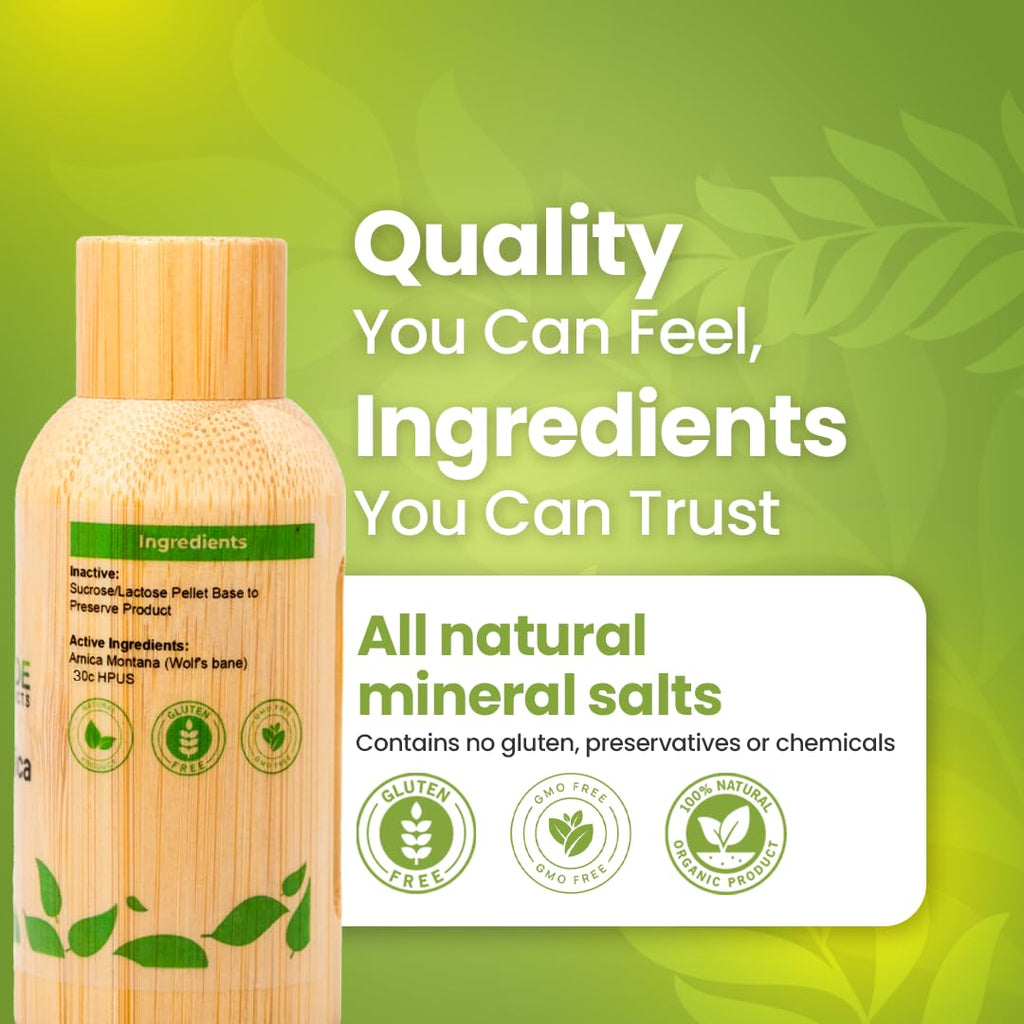 Bestmade Natural Products Arnica Montana 30C - Muscle Recovery, Soreness Relief, Pain Aid, and Holistic Wellness Support, 140 Pellets Bestmade Naturalproducts.comBuy Supplements Australia