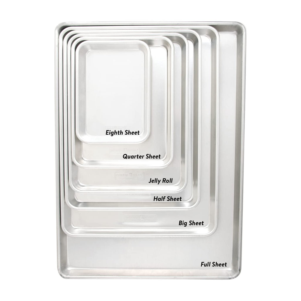 Nordic Ware Naturals Extra Large, 21 x 15 inch Baking Set - USA Made Aluminum Commercial Quality Pan for Baking or Roasting, Encapsulated Galvanized Steel Rim Prevents Warping, 2pk Big Sheet Nordic WareBuy Supplements Australia