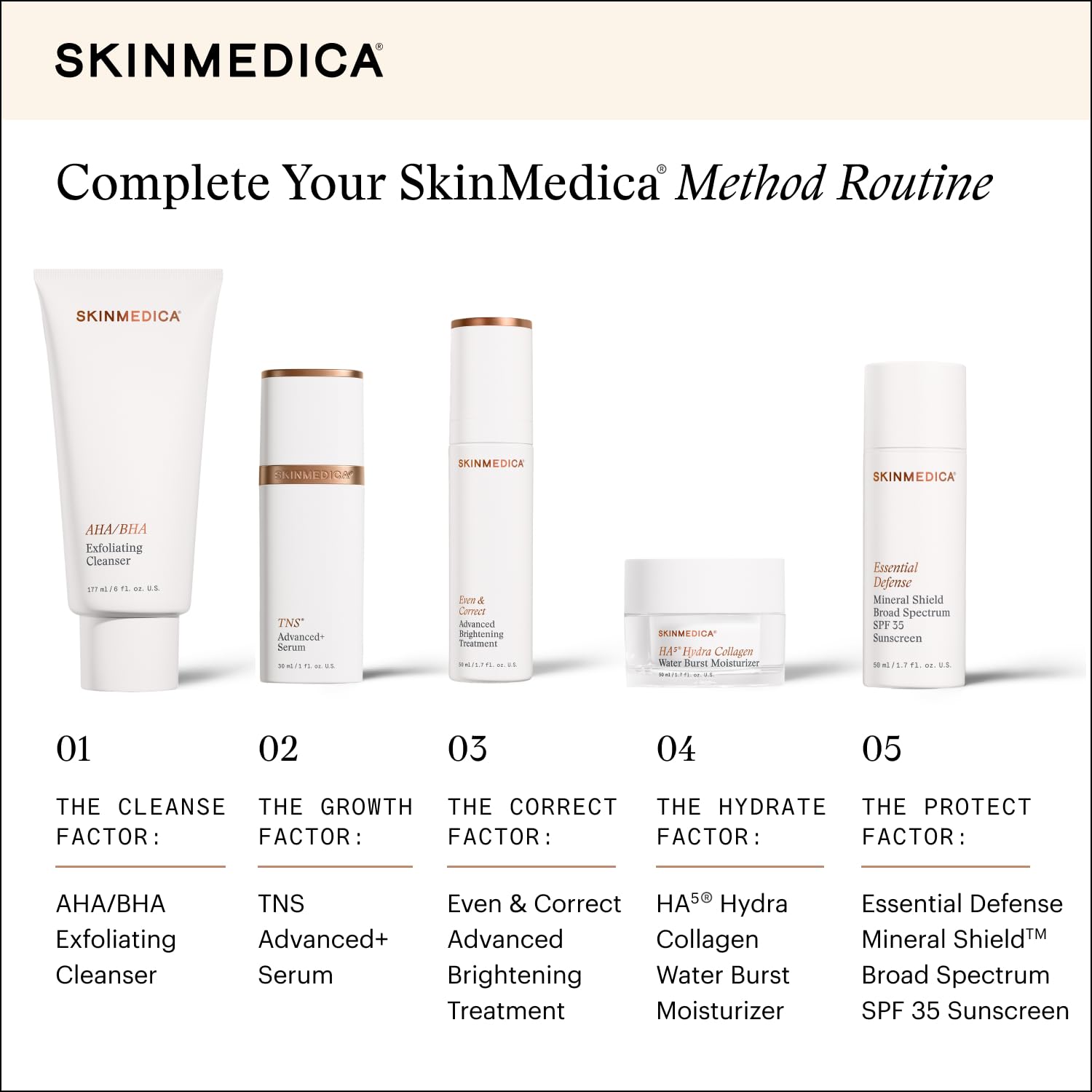 SkinMedica HA⁵ Hydra Collagen Water Burst Face Moisturizer with Vegan Collagen - Plumping Face Cream with Microbiome Barrier Complex for 24-Hour Hydration