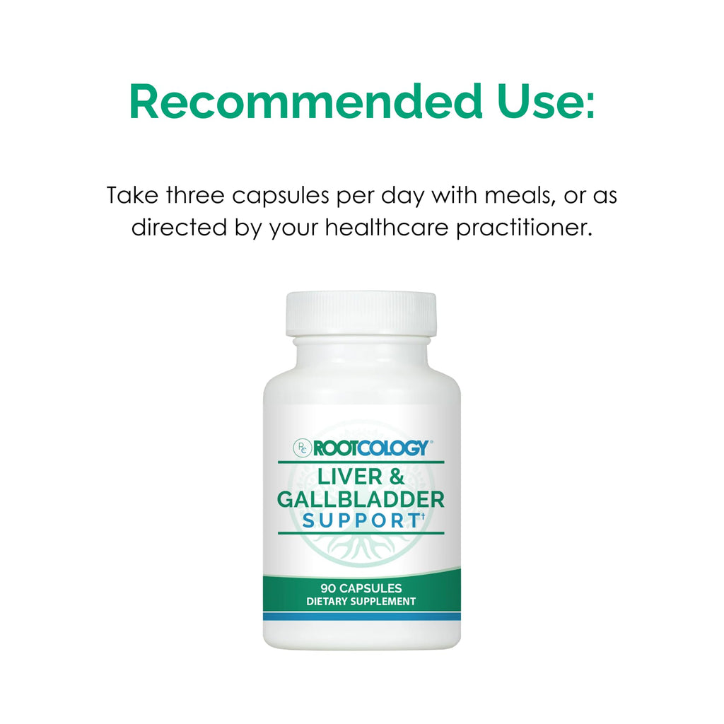 Rootcology by Dr. Izabella Wentz | Liver & Gallbladder Support with Milk Thistle, Artichoke Leaf & Beet | 90 Capsules