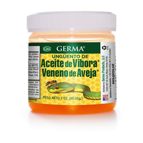 Aceite de Vibora con Veneno de Aveja 3 oz. GermaBuy Supplements Australia