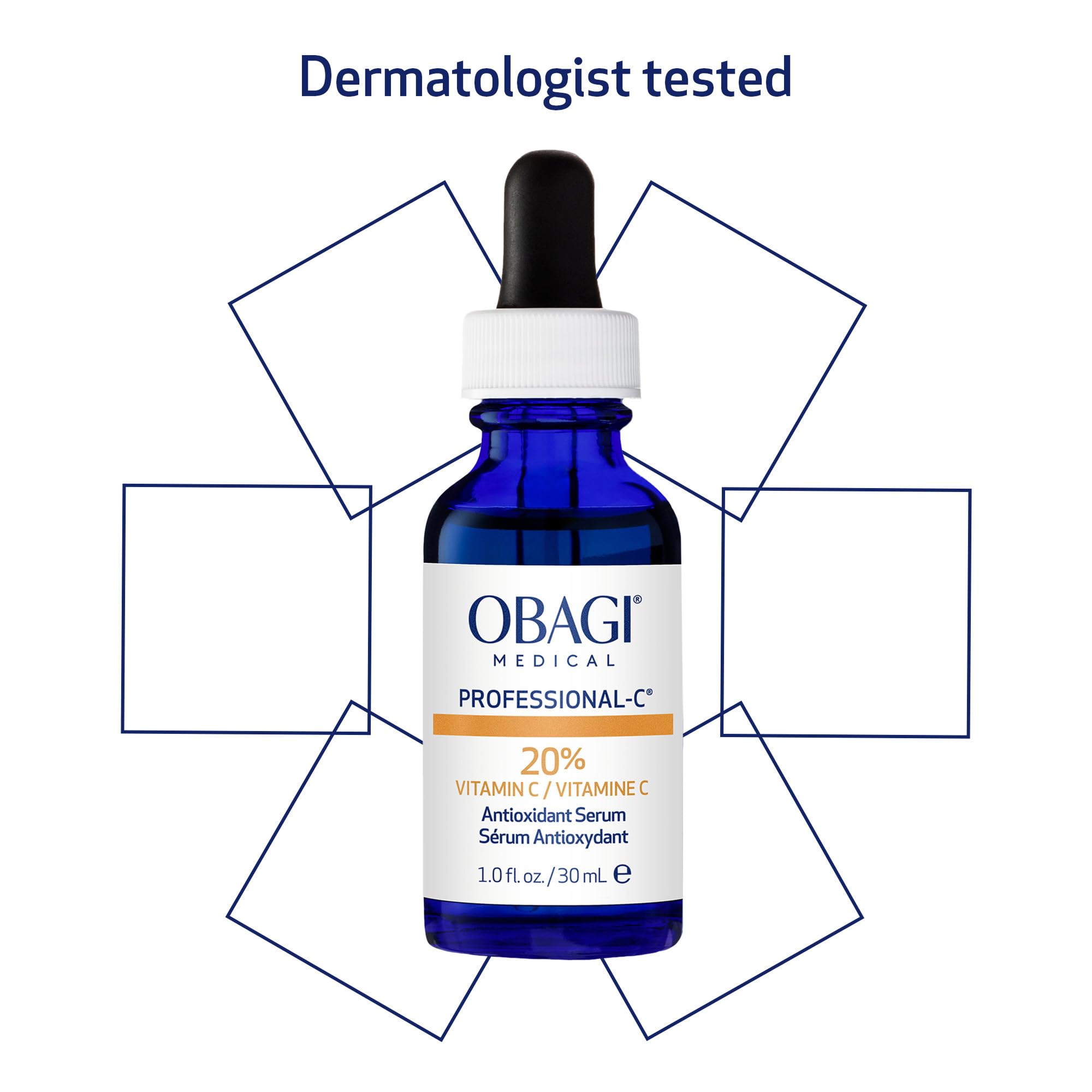 Obagi Medical Professional-C 20% Vitamin C Serum - Helps Brighten Skin Tone and Minimize the Appearance of Fine Lines & Wrinkles - 1 oz