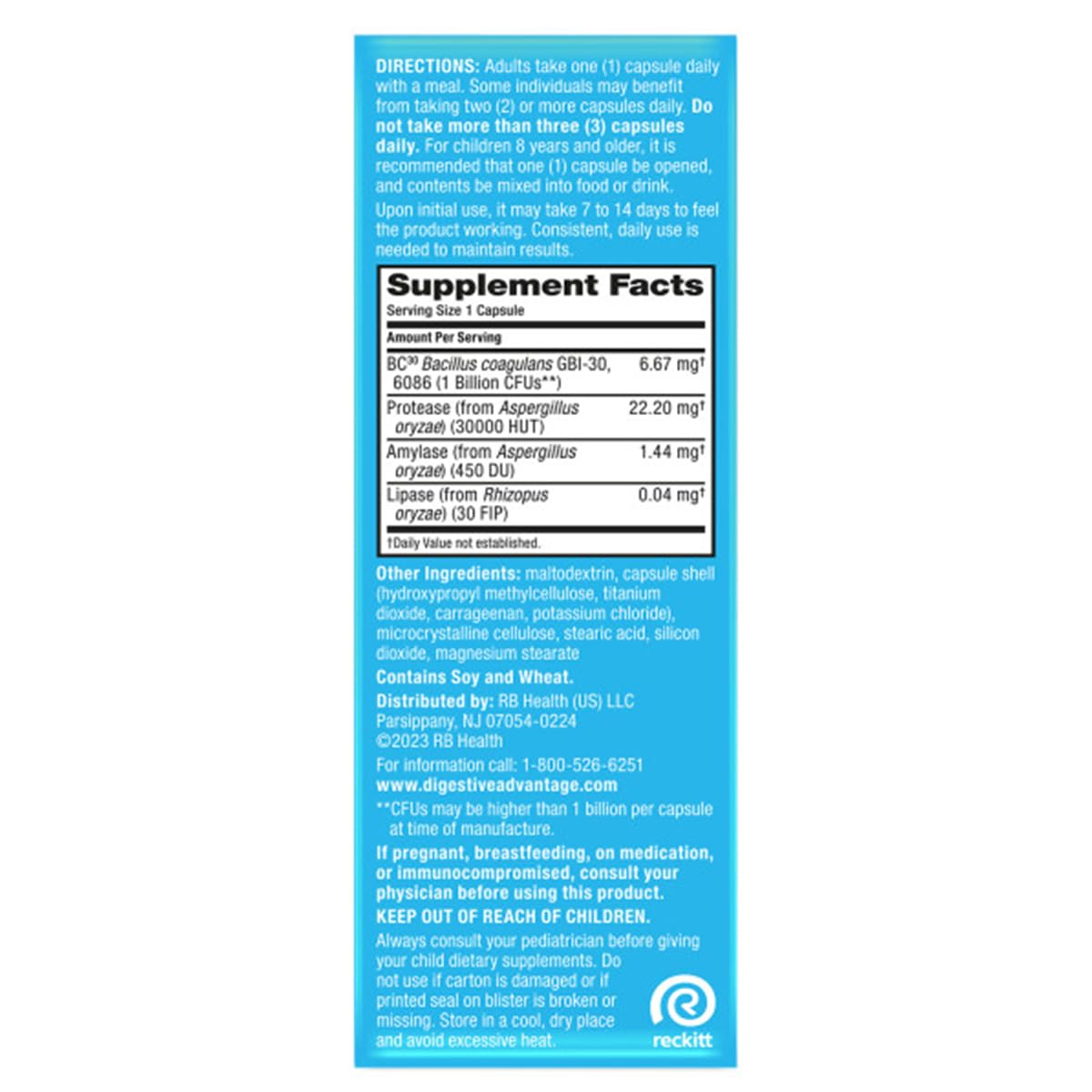 Digestive Advantage IBS Probiotics for Digestive Health & Intensive Bowel Support for Women & Men with Digestive Enzymes, Occasional Bloating & Gut Health, 96 Count Capsules (Pack of 2)