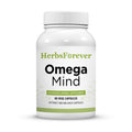 Herbs Forever Omega Mind supplement bottle on a white background