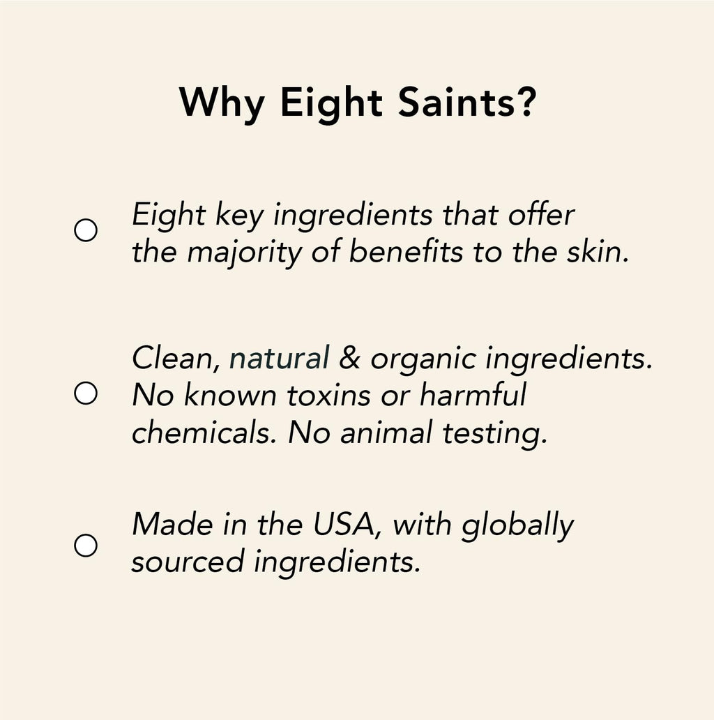 Eight Saints Retinol Facial Moisturizer Cream, For Firming Face, Neck & Eye Wrinkles and Lines, Deep Hydrating Lotion, Fragrance-Free, with Retinol, Hyaluronic Acid,