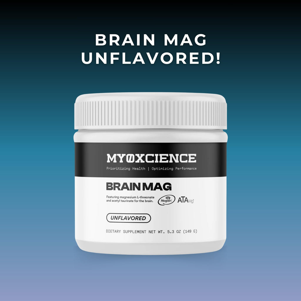MYOXCIENCE Brain Mag | Magnesium L-Threonate Magtein & Magnesium Glycinate Powder (Unflavored) (60 Servings) MYOXCIENCE buy supplements Au