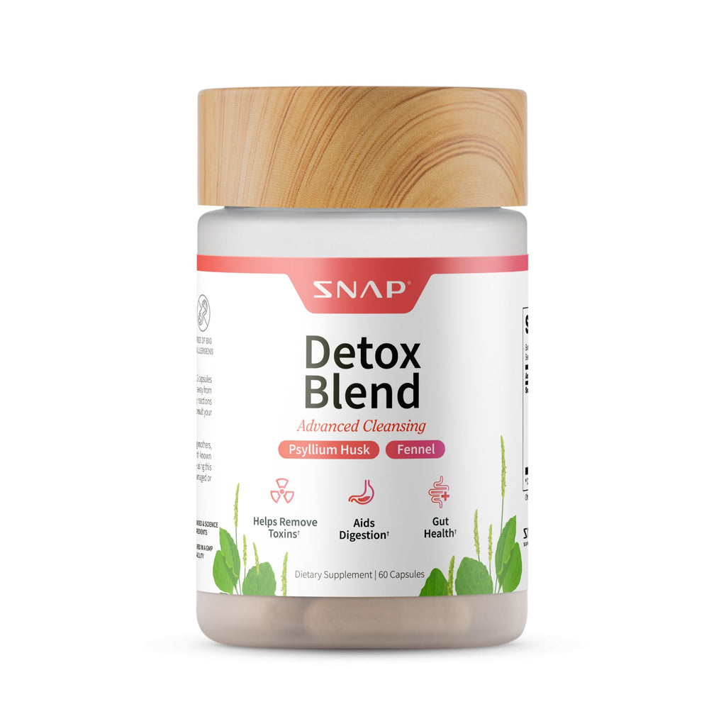 Snap Supplements Detox Cleanse Capsules - Advanced Blend for Full Body Detox & Cleanse, Flush Out Toxins, Improve Digestion & Gut Health