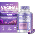 MEGNETA Vaginal Moisturizer, Kacip Fatimah 1,000mg & Manjakni 200mg for Female Intimate Health, Slippery Elm for Women, Vegan, 60 Capsules