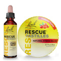 Bach RESCUE PASTILLES, Cranberry Flavor, 35 Count, and Bach 20mL Dropper, Natural Stress Relief, Homeopathic Flower Remedy, Vegetarian, Gluten and Sugar-Free, 35 Count