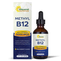 aSquared Nutrition Vitamin B12 Sublingual Liquid Drops - 5000 MCG Supplement with Methylcobalamin (Methyl B-12) - Max Absorption