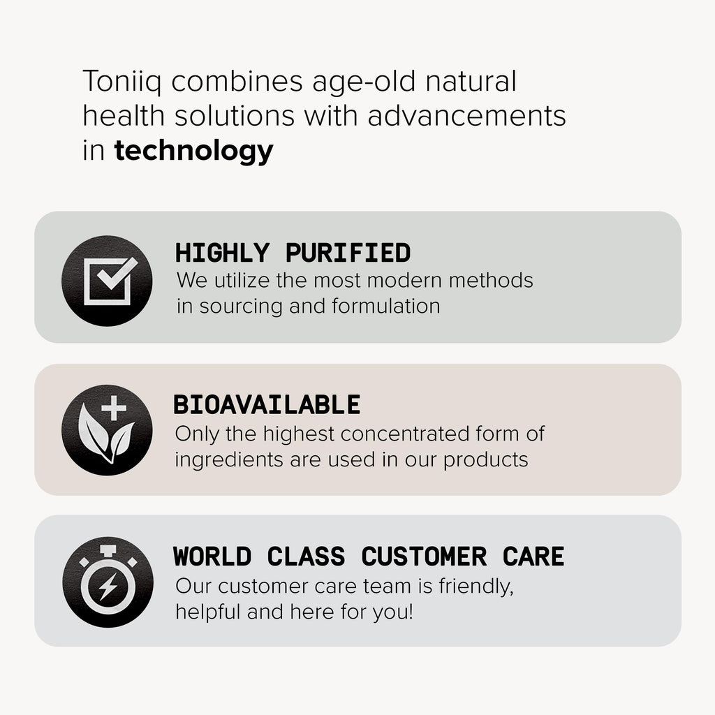 Toniiq 1300mg NAC - 4 Month Supply - Min. 98%+ Tested Purity - Ultra High Strength Bioavailable NAC Cysteine Supplement - 240 Vegetarian N Acetyl Cysteine