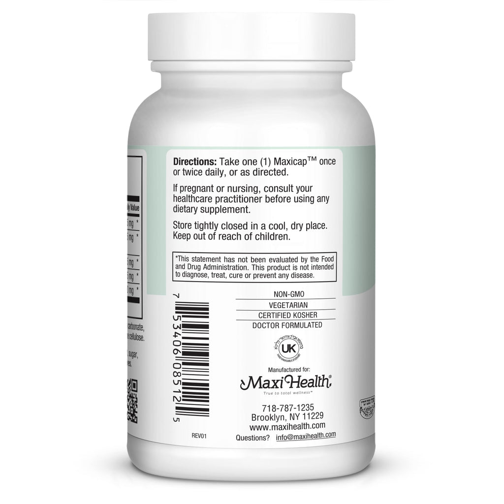 Maxi Health Livamax - Liver Formula - with Milk Thistle and Dandelion Root - 120 Capsules - Kosher