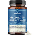 Magnesium Glycinate 500mg | High Absorption | Sleep, Muscle, Bone, Heart Health & Relaxation Support for Women & Men | Chelated Mag Glycinate | Magnesium Supplement | Vegan & Non-GMO | 120 Capsules Nobi NutritionBuy Supplements Australia
