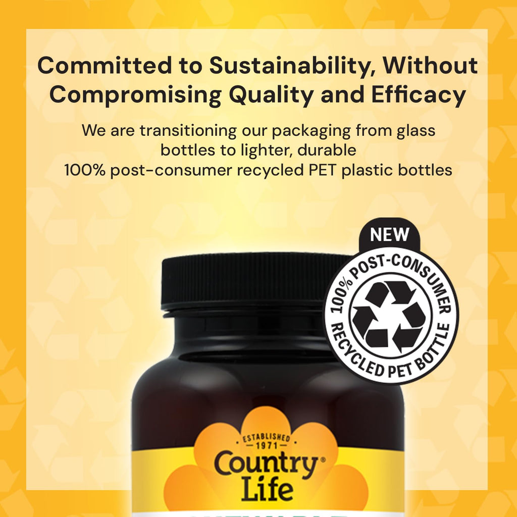 Country Life Core Daily-1 for Men - Multivitamin with Probiotics, Saw Palmetto, Pumpkin Seed Extract, and Coenzymated B Vitamins - Gluten-Free and Vegetarian - 60 Tablets Country LifeBuy Supplements Australia