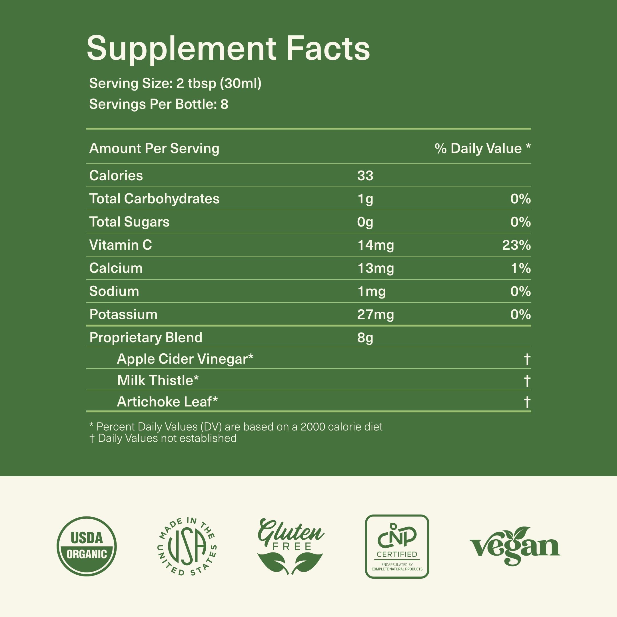Liver Complete Liquid 8 oz - Organic Liver Cleanse Detox Formula, Herbal Support for High Enzymes with Milk Thistle Dandelion Chanca Piedra, Easy Absorbing