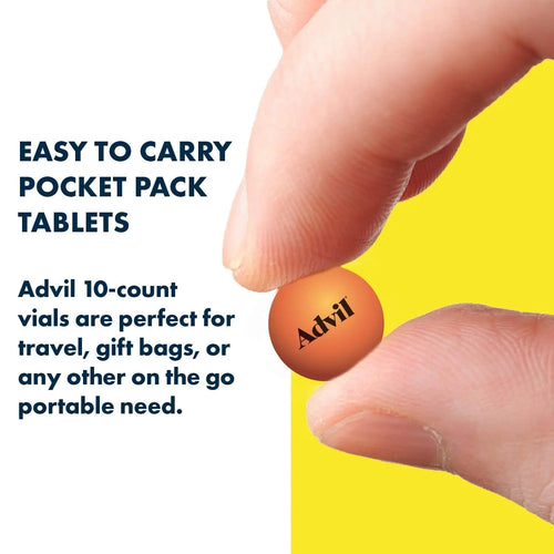 Advil 200 mg Tablets Pocket Pack 10 ea (Pack of 6) AdvilBuy Supplements Australia