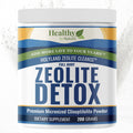HolyLand Zeolite Cleanse - Zeolite Detox Powder (7.05oz 200 Gram) - Clinoptilolite Natural Activated - Micronized 0-25 - Full Body Detox for Women, Men