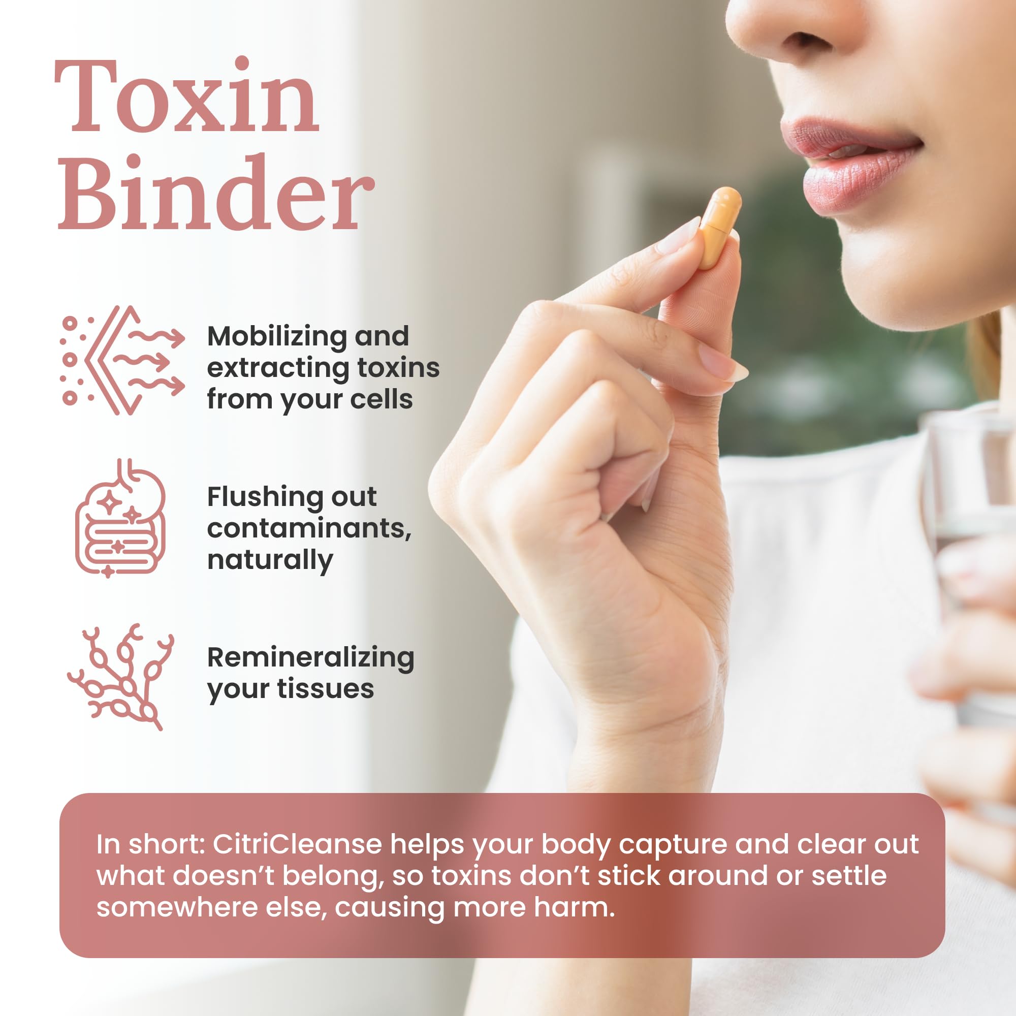 Myers Detox CitriCleanse Toxin Binder Supplement, Supports Heavy Metal Detox, Energy, & Overall Wellness, with Cilantro Extract, Grapefruit Pectin