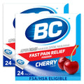 BC Powder Pain Reliever, Cherry Flavor Aspirin Dissolve Packs, 24 Count Powder Packets (2 Pack) BCBuy Supplements Australia