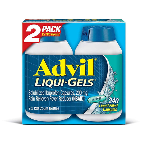 Advil Liqui-Gels (2pk, 120 Count) AdvilBuy Supplements Australia