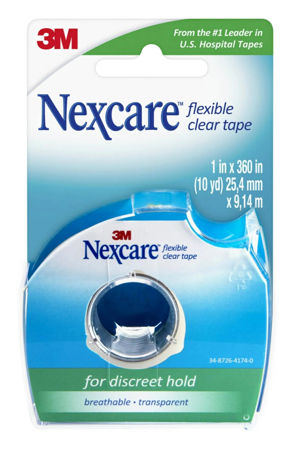 GoodSense Extra Strength 500mg Acetaminophen Caplets 50 Count & Nexcare Flexible Clear 1 Inch x 10 Yard Waterproof Transparent Tape 1 Roll GoodSenseBuy Supplements Australia