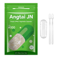 Angtai JN Capsules Size 000 Vegan Empty Plant Based Clear (100 Count) Gluten Free, Non-GMO, Halal Certified Pill Caps Filling Kit with 2 Spoons for Vegetarian DIY Your Own Supplements Angtai JNBuy Supplements Australia