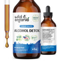 Wild & Organic Alcohol Detox Drops - Liver & Kidney Cleanse with Milk Thistle, Chanca Piedra Stone Breaker - Anti Alcohol Complex for Liver Cleanse Detox