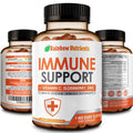 10 in 1 Immune Support Supplement (No Fillers) | Vitamin C, Zinc, Elderberry, Echinacea, Turmeric, Probiotics |Immunity Booster for Multi-System Immune Defense,