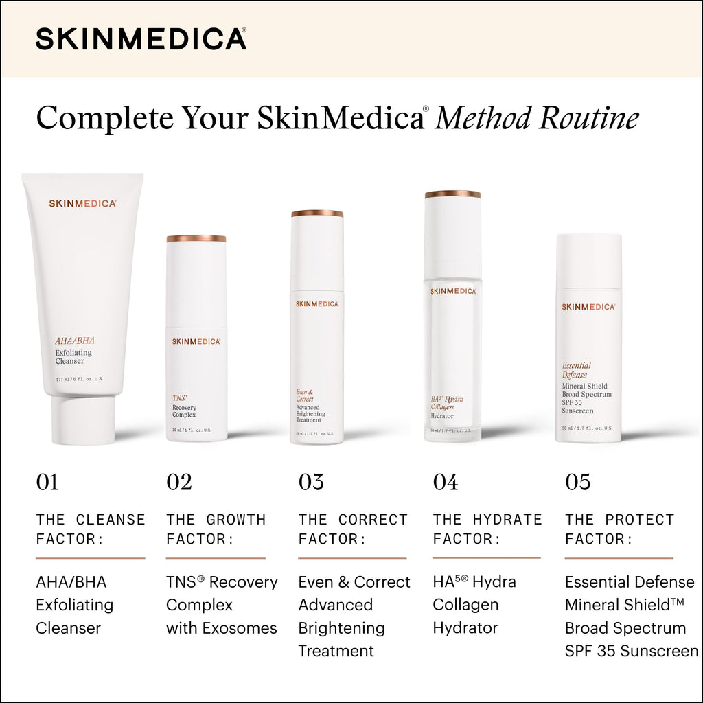 SkinMedica TNS Recovery Complex Facial Treatment - Advanced Growth Factor & Exosome Formula for Skin Rejuvenation - Helps to Improve the Appearance of Fine Lines