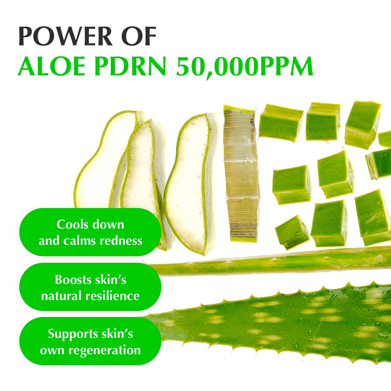 EQQUALBERRY Aloe PDRN Calming Smoothie Serum – Soothing Korean Skin Care for Sensitive Skin, Cica & Aloe for Repair, Hydrating & Radiant Glow