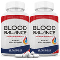 Justified Laboratories Blood Balance - 60 Capsules, Pack of 2 - Advanced Circulatory Support Formula with a Blend of Herbs & Vitamins - 60 Servings