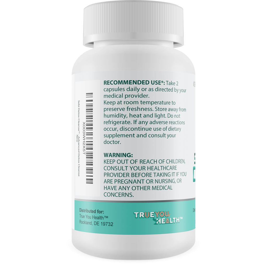 Sebi Detox Cleanse - Advanced Detoxification Support - Detox The Entire Body Starting with The Gut - Help Remove Toxins - Inspired by dr sebi Products