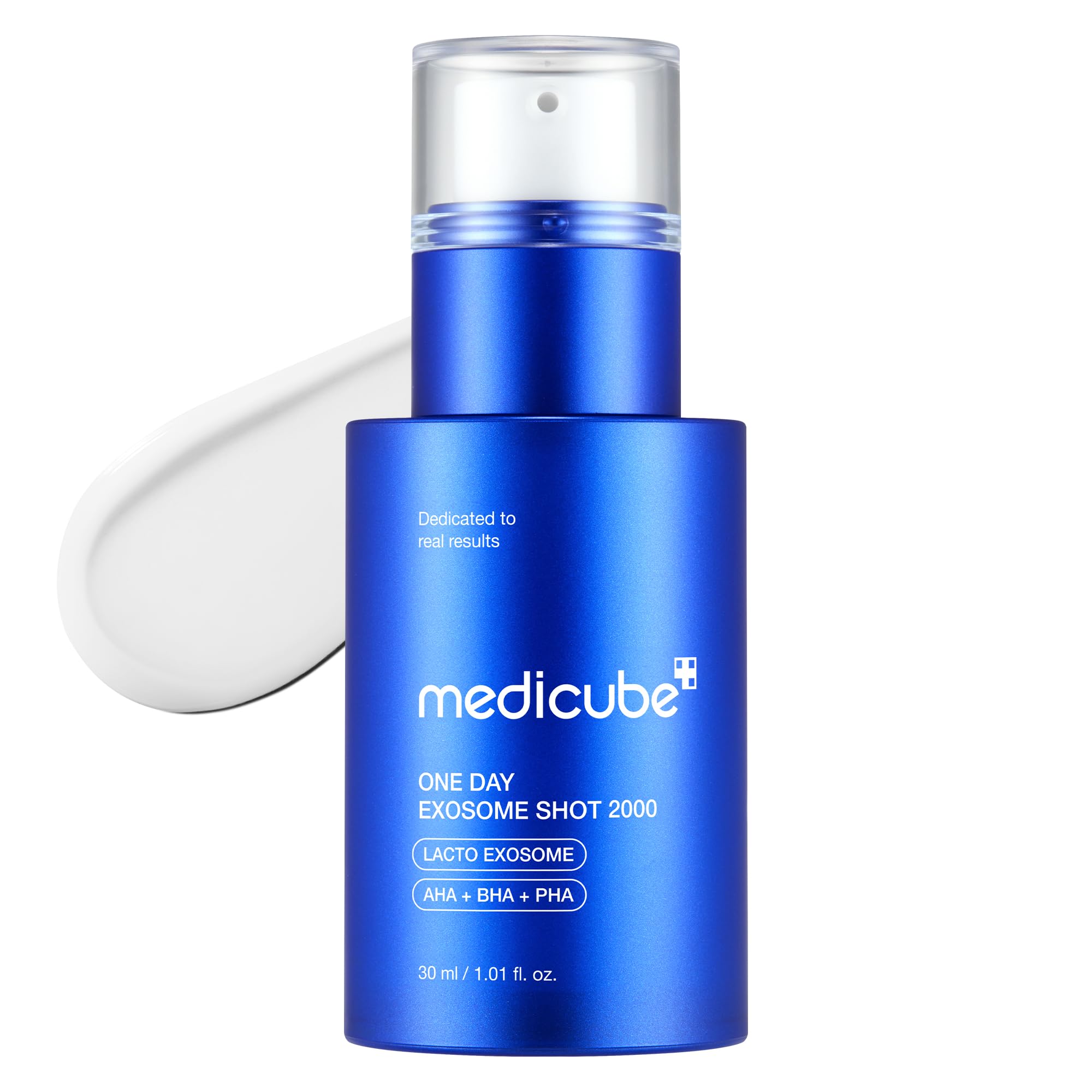 medicube Exosome Shot Zero 2,000 PPM Spicule Facial Serum | Liquid Skin Booster Serum | Exosome, AHA+BHA+PHA | Pore Care, Dead Skin Cells,