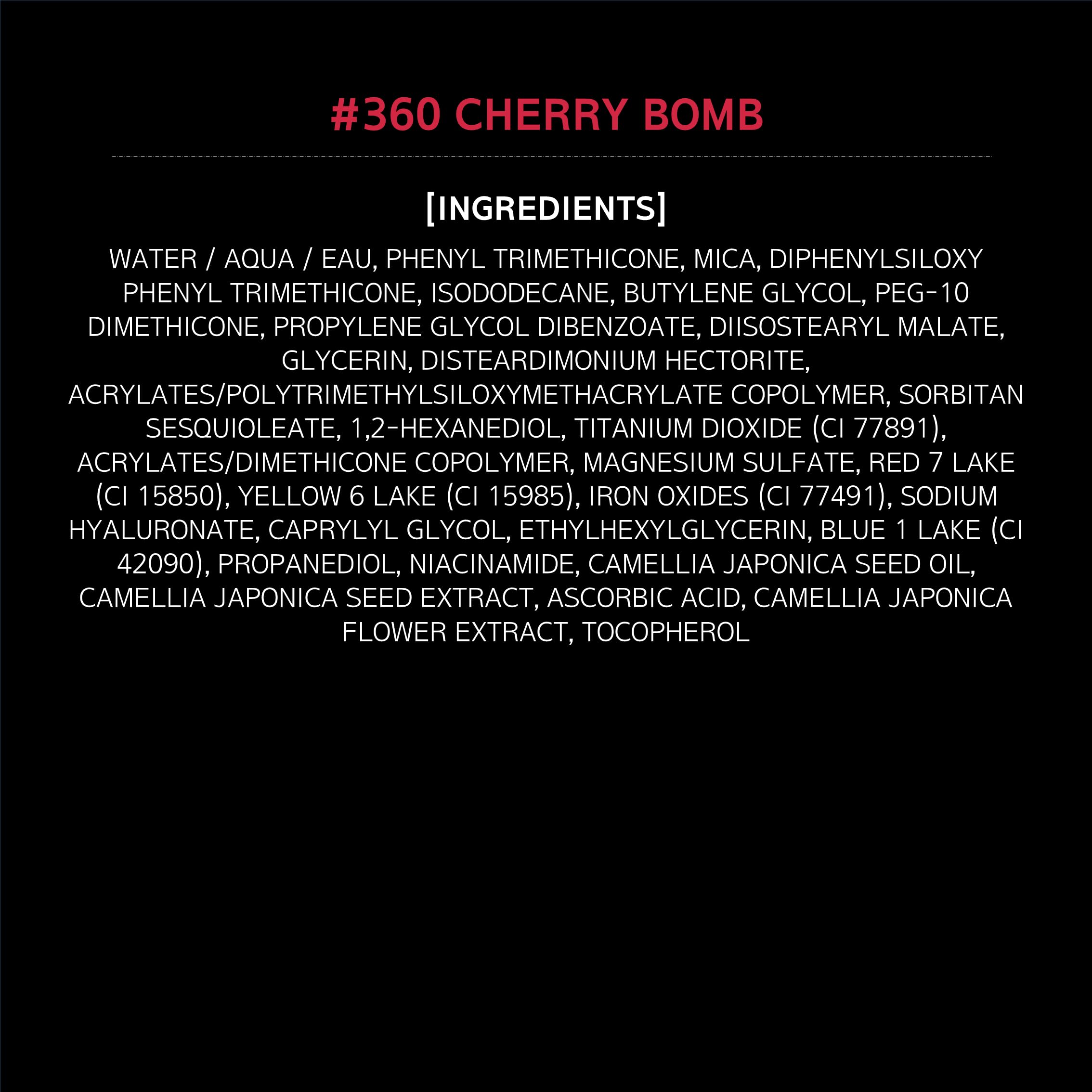 HERA Reflection Liquid Blush #360 Cherry Bomb 7.5g – Glass Skin Glow, Hydrating Serum Formula with 70% Skincare Ingredients, Buildable Radiance, Sheer Color, Korean Makeup