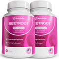 Rosabella Organic Beet Root Capsules - 1300mg Beet Root Powder Aids Healthy Circulation & Vitality, Non-GMO, Beet Root Supplement