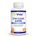 O!VITA 15-Day Cleanse and Detox Supports Digestive and Colon Health, Special Formula with probiotics, fine Herbs Such as Senna Leaf,