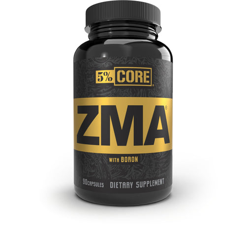 5% Nutrition Core ZMA (with Boron) | Promotes Recovery by Restoring Levels of Zinc, Magnesium & Vitamin B-6 (90 Capsules) 5% NutritionBuy Supplements Australia