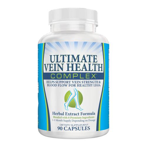 8-in-1 Vein & Leg Health Circulation Support Supplements | Leg + Vein Formula | Circulatory Support Supplement | 1-Month Supply | 90 Capsules Elevate Recovery SupplementsBuy Supplements Australia