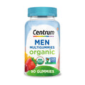 Centrum Men's Organic Multigummies, Men's Multivitamin Gummies, Organic Multivitamin for Men with Essential Nutrients Centrum