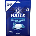 HALLS Cough and Throat Relief Mentho-Lyptus Cough Drops, Value Pack, 80 Drops