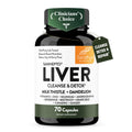 Sandhu's Liver Cleanse Detox & Repair Support Capsules with Milk Thistle & Dandelion Root | Herbal Supplement Pills for Liver Health