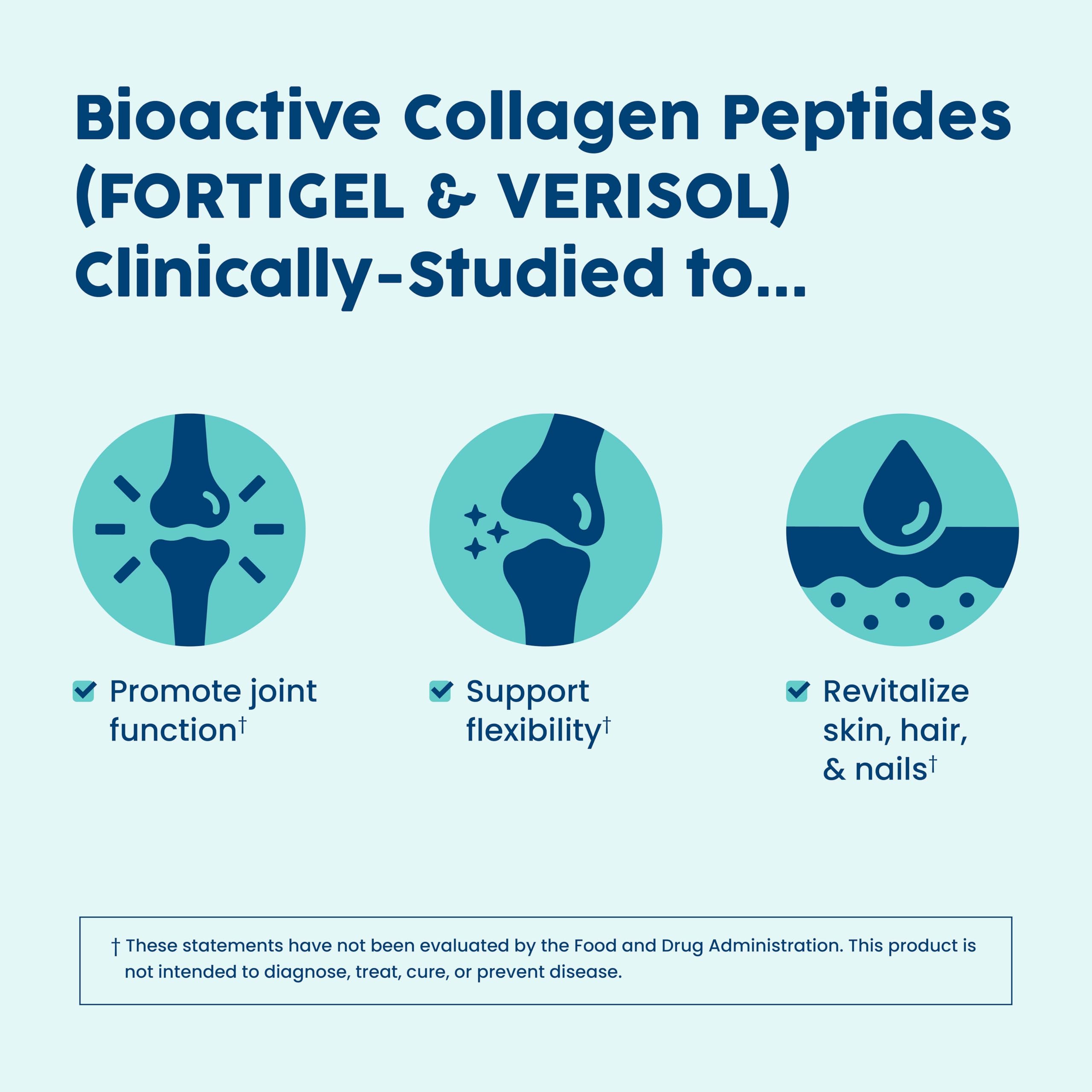 NativePath Fortigel & Verisol Joint Health Collagen Peptides Powder – Type 1 & 3, Grass-Fed Unflavored, 30 Servings