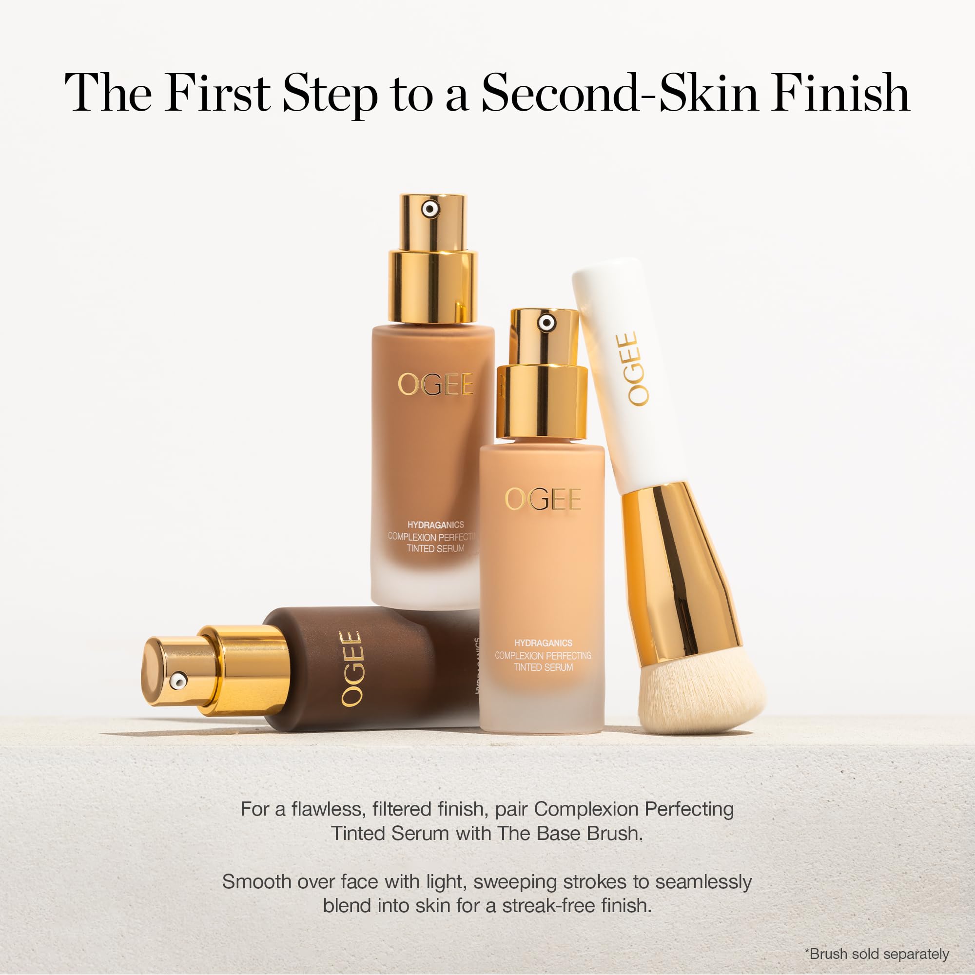 Ogee Complexion Perfecting Liquid Foundation - Lightweight Tinted Moisturizer For Face (Mahogany 14.5N - Deep Cocoa (Rich Undertones) - with Vitamin C & Jojoba Oil - Certified Organic & Made in USA OgeeBuy Supplements Australia
